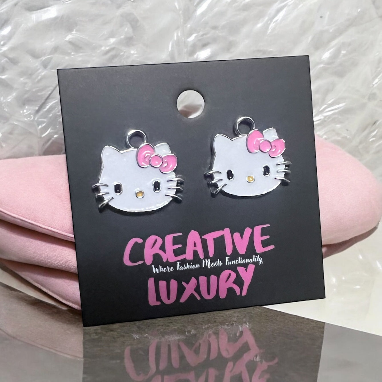 Pendientes de Hello Kitty