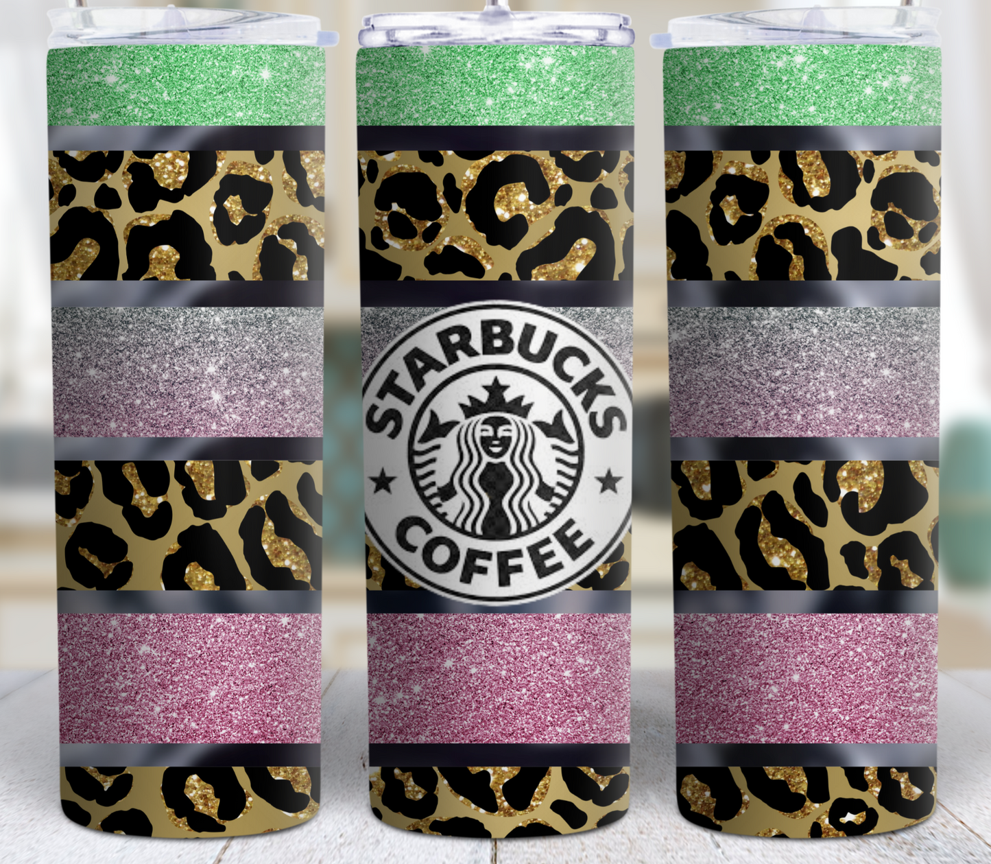Leopard Print, Tumbler 20oz Skinny Png ,Skinny Tumbler 20oz ,Logo Tumbler, Fashion Brand Logo, Tumbler, Bling Tumbler,