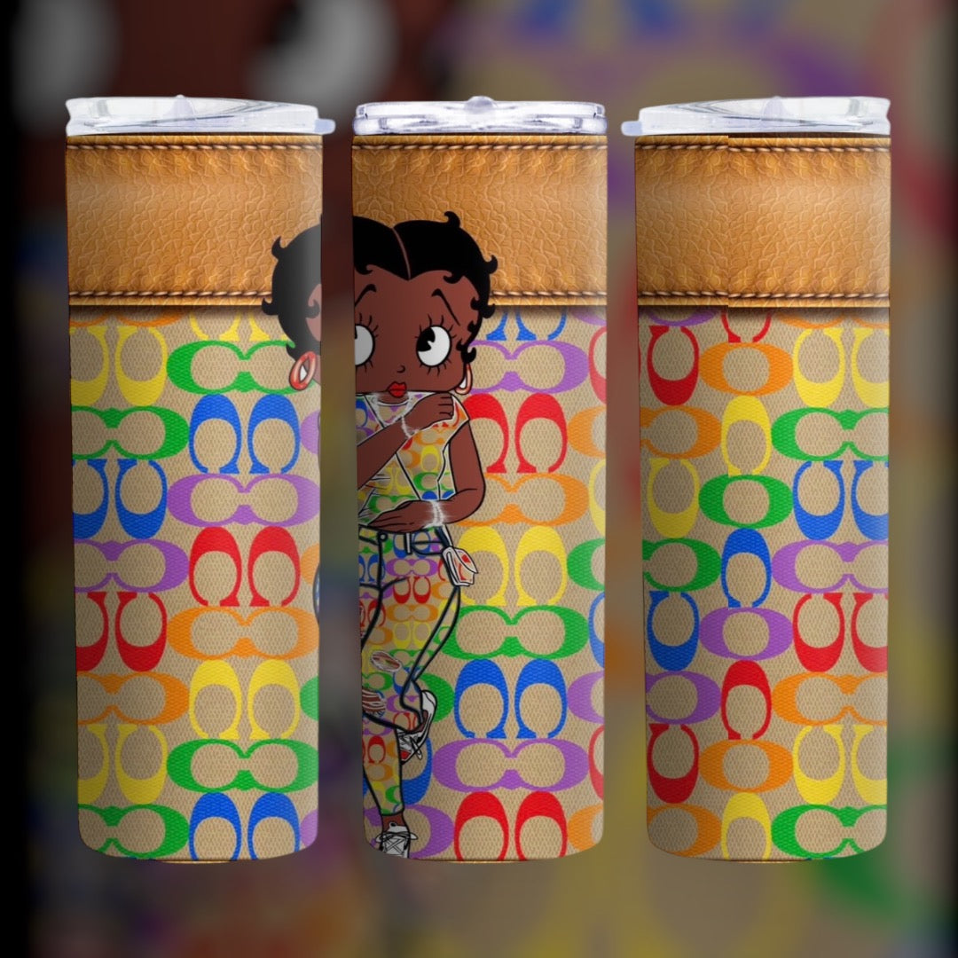 Betty Designer Inspired Skinny Tumbler