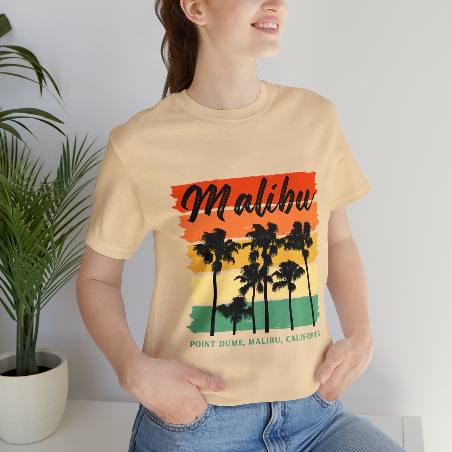 Malibu California Unisex Jersey Short Sleeve Tee
