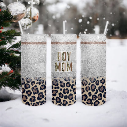 20 oz Bling Boy Mom Skinny Tumbler