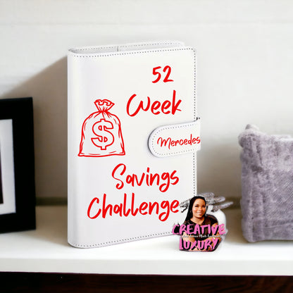 Personalized 52 Week Savings Challenge Budget Binder 💰