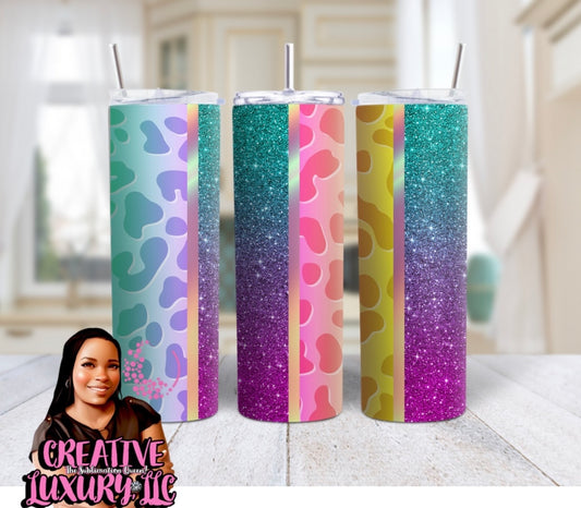 Tumbler 20oz Skinny Png ,Skinny Tumbler 20oz ,Logo Tumbler, Fashion Brand Logo, Tumbler, Bling Tumbler, Leopard Print