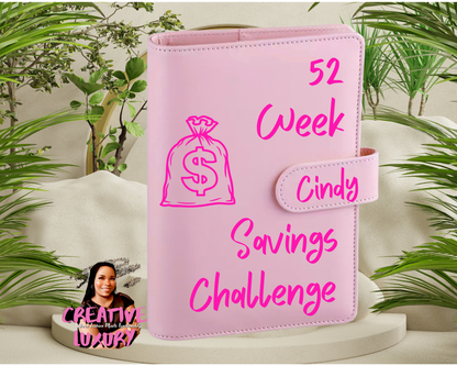 Personalized 52 Week Savings Challenge Budget Binder 💰