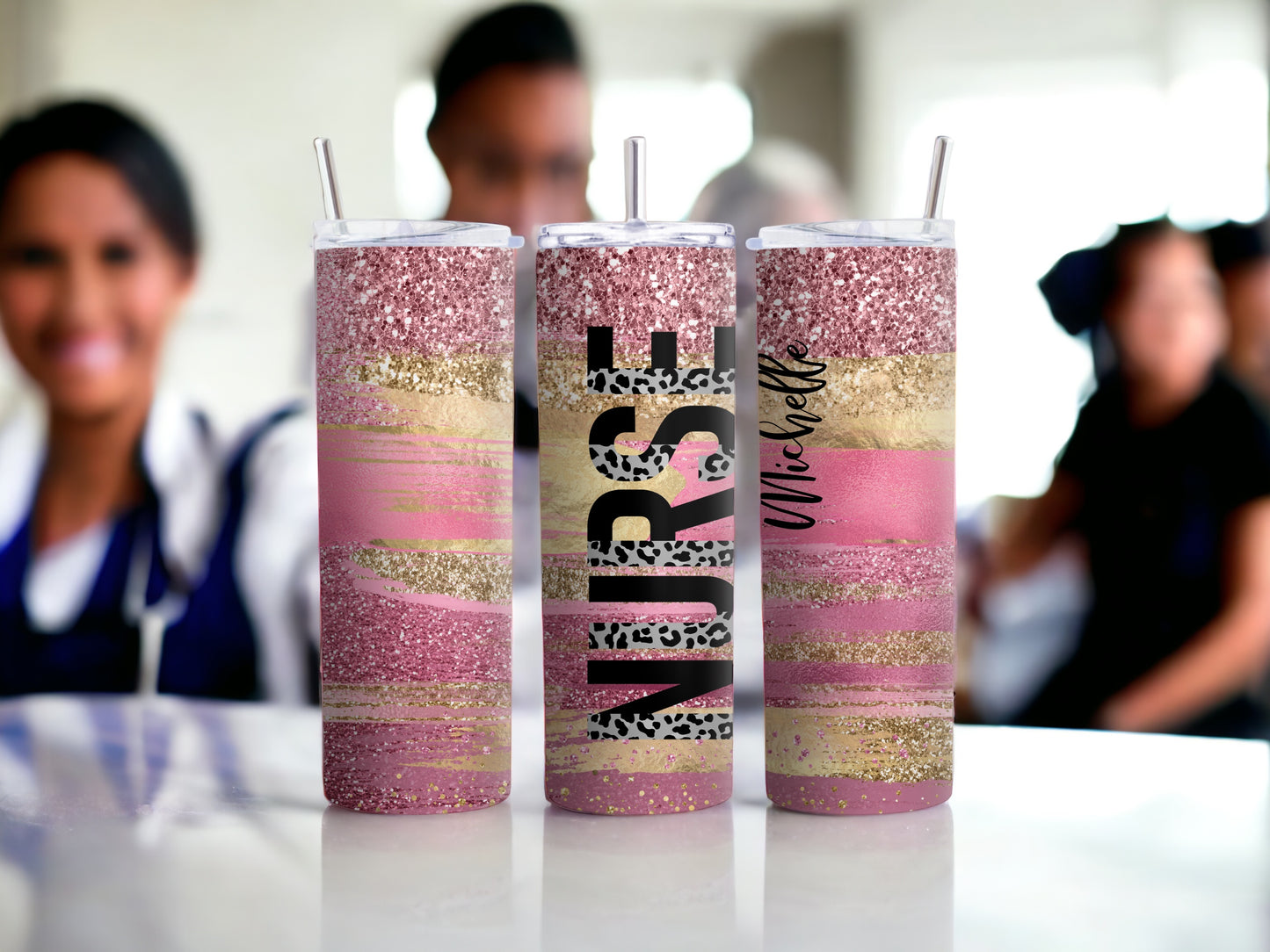 Personalizable Nurse Tumbler