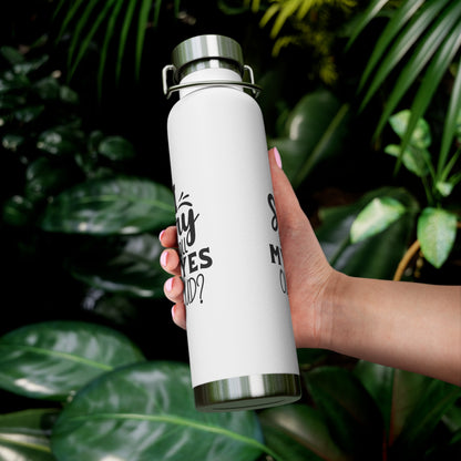 Botella de cobre con aislamiento al vacío, 22 oz