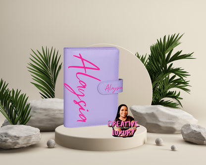 Script- MEGA Font Sized Personalized A6 Budget Binder