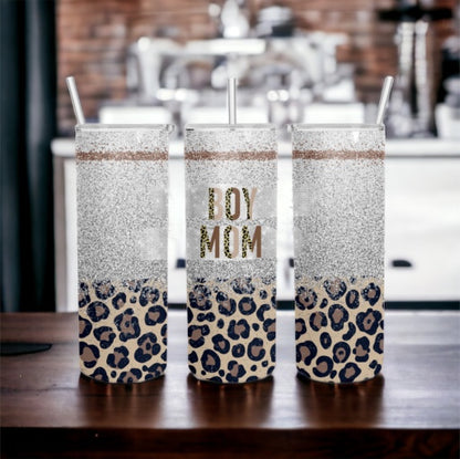 20 oz Bling Boy Mom Skinny Tumbler