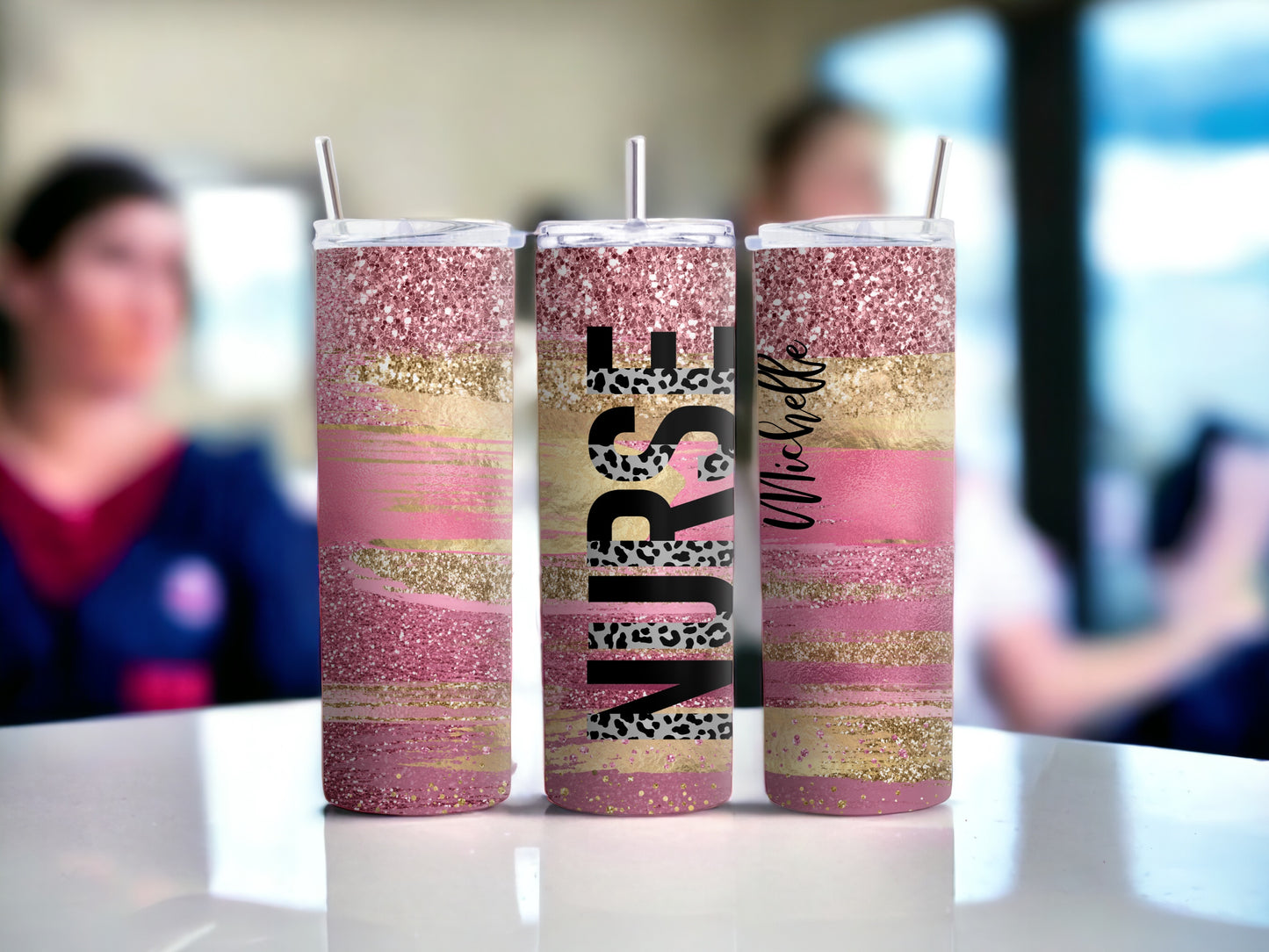 Personalizable Nurse Tumbler