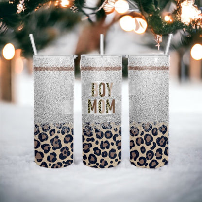 20 oz Bling Boy Mom Skinny Tumbler