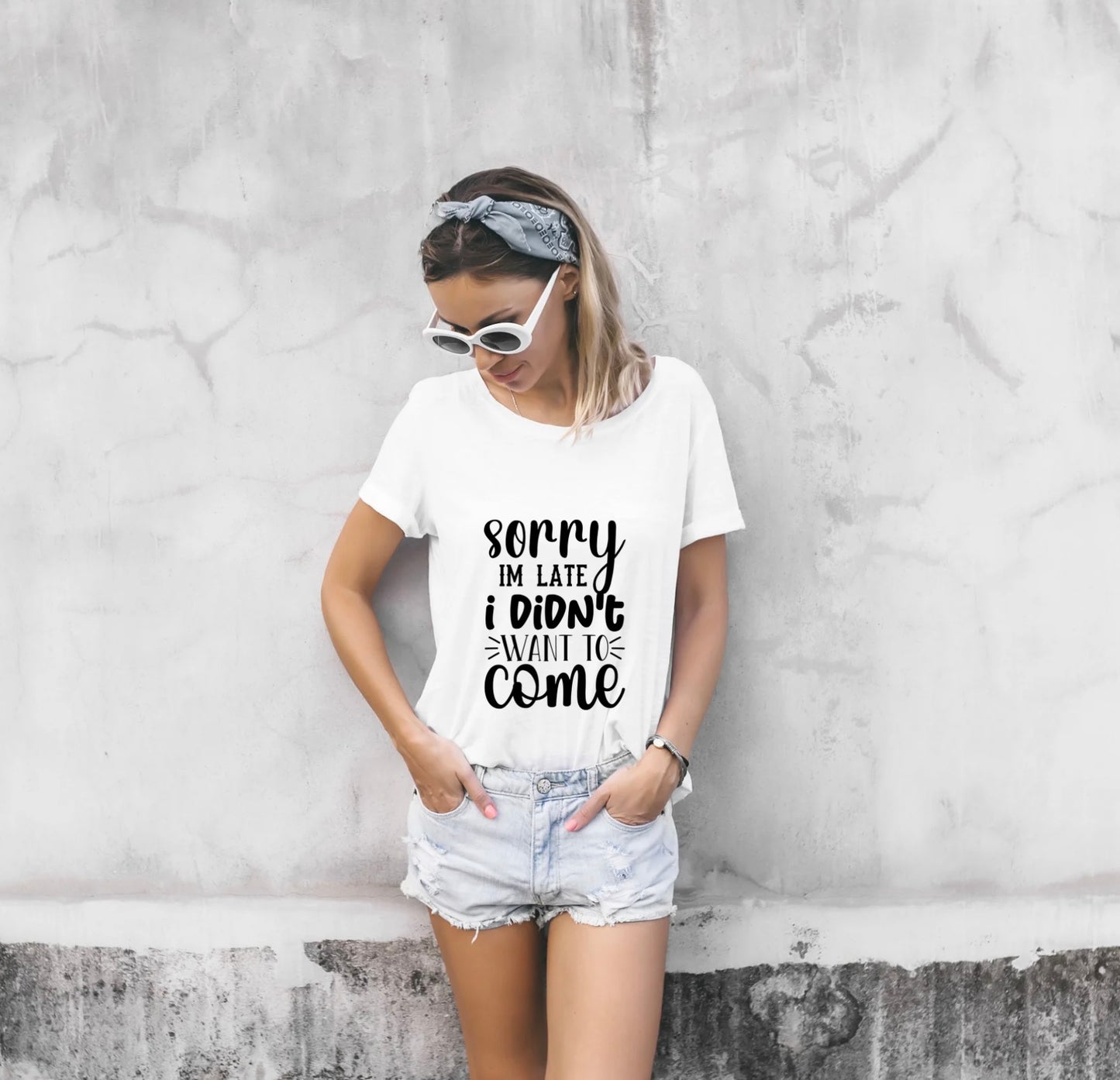 “I’m sorry I’m late” T-Shirt