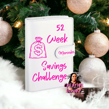 Personalized 52 Week Savings Challenge Budget Binder 💰