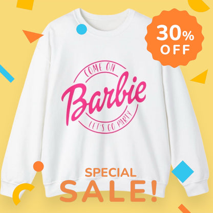Barbie Let’s Go Party Crewneck Sweatshirt