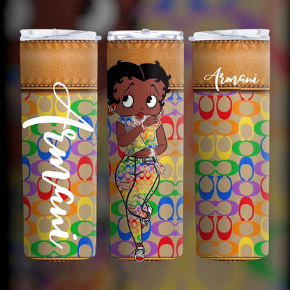 Betty Designer Inspired Skinny Tumbler