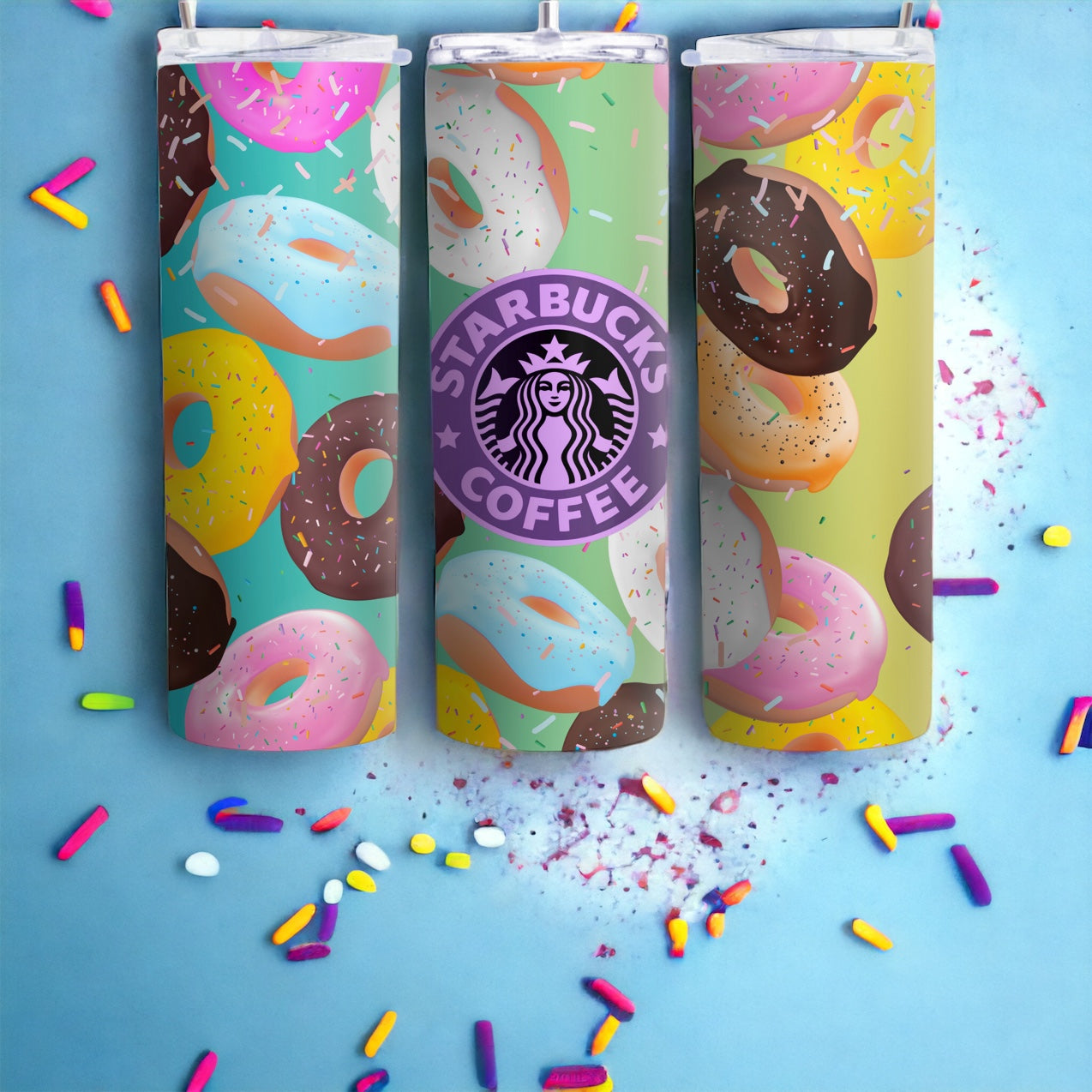 Starbucks Donut 20 oz Skinny Tumbler