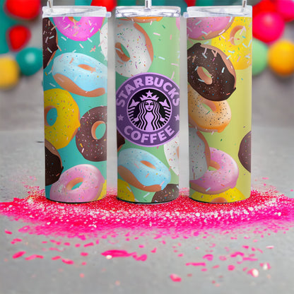 Starbucks Donut 20 oz Skinny Tumbler