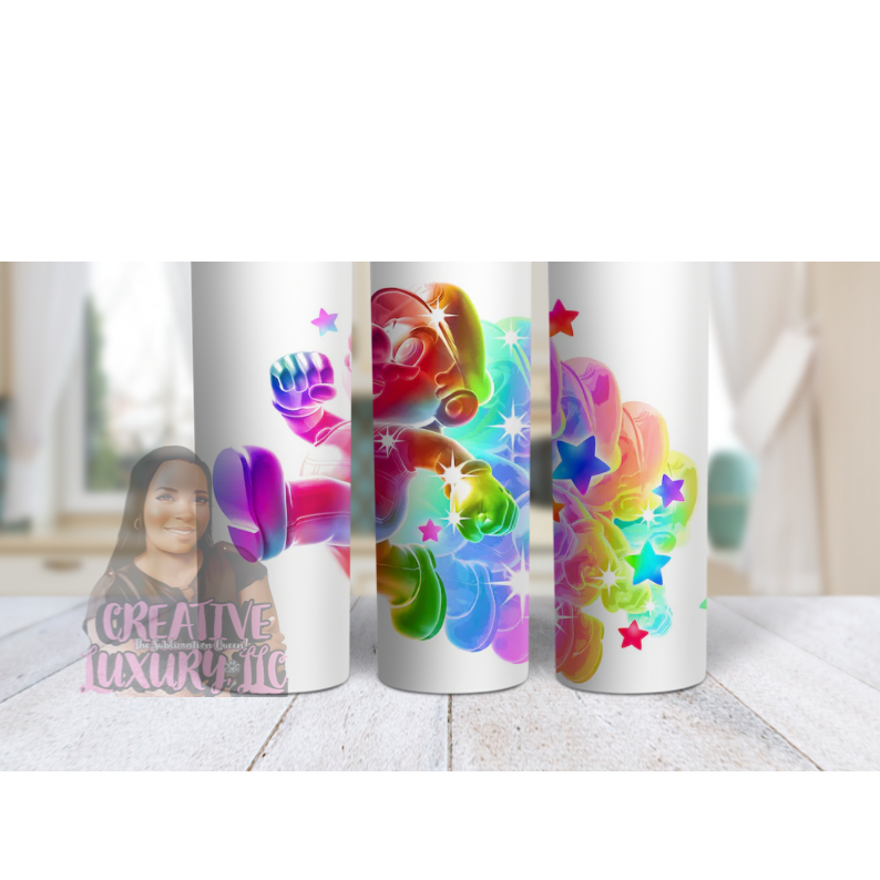 Super Mario 20 oz Skinny Tumbler